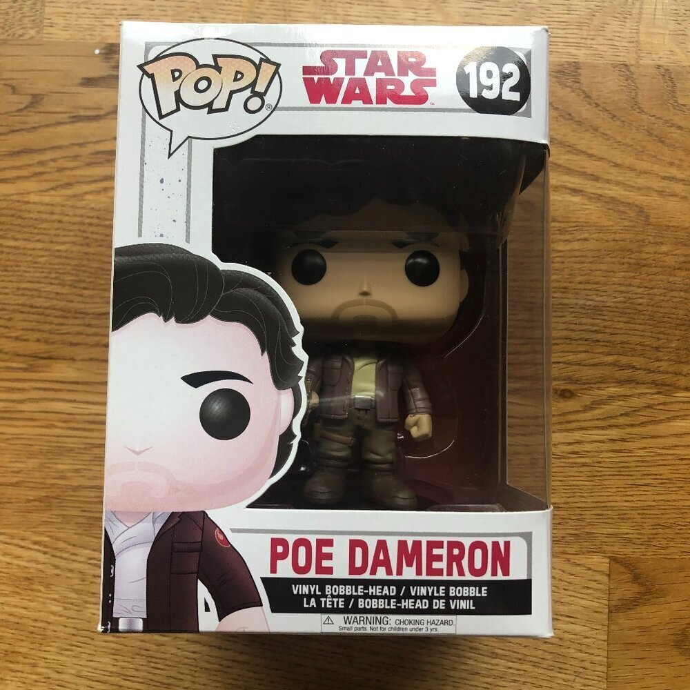 Funko Pop Star Wars Poe Dameron Vinyl Bobble-Head NWT/NIB
